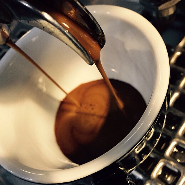 Cafe doble o doppio espresso